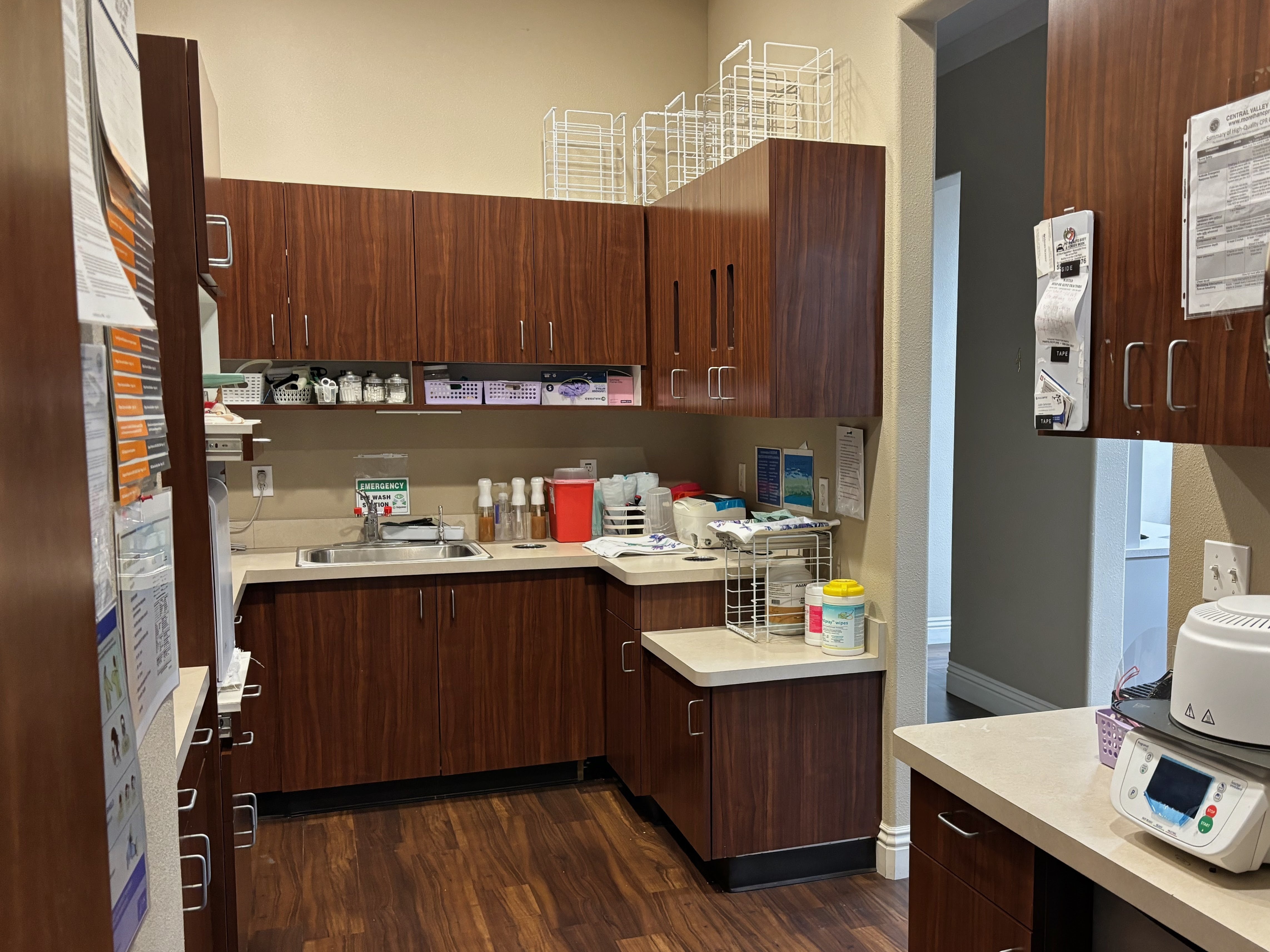 Sterilization and supply room